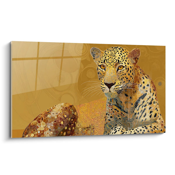 Cuadro Leopardo Dorado - Majestad Africana - Edición Animales de África