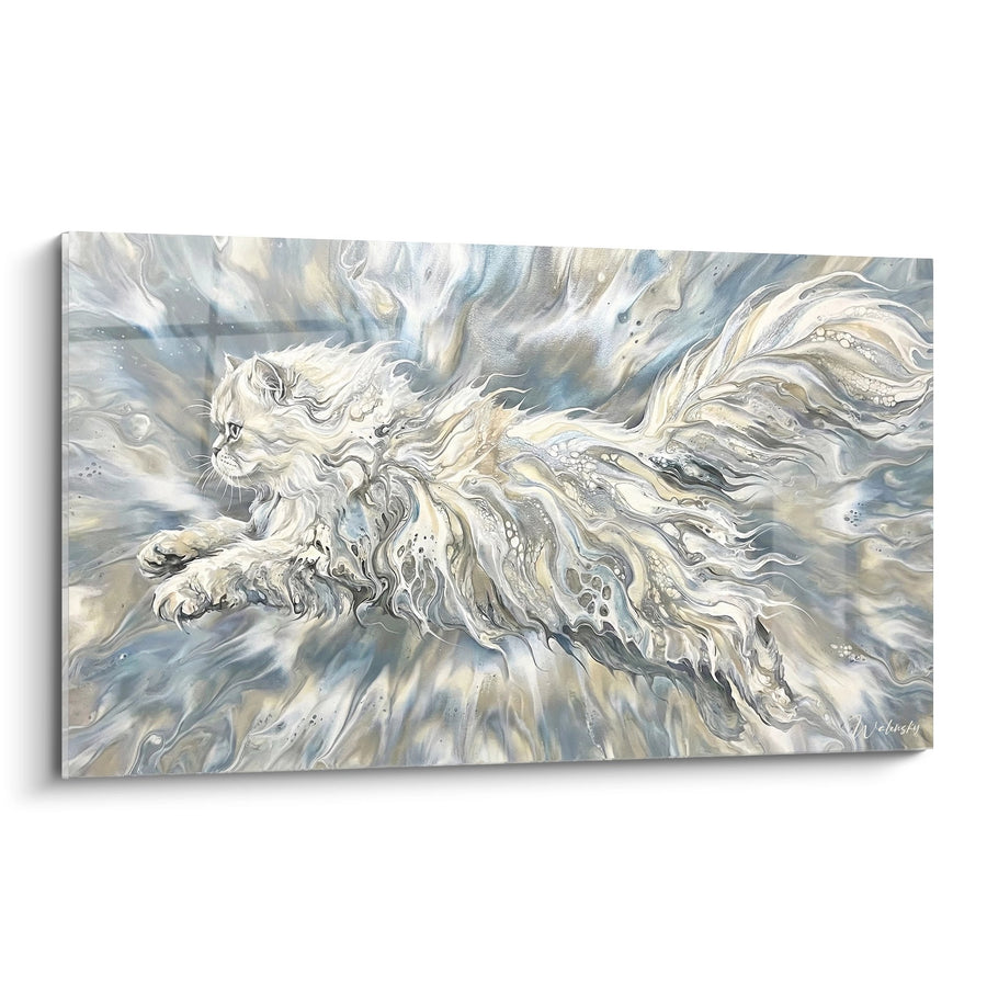 Tableau Chat Persan Mystique - Tempête Céleste - Edition chat Persan