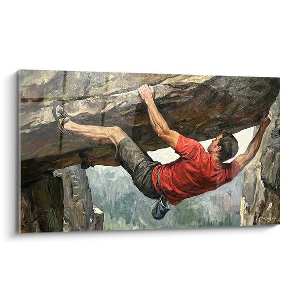 Cuadro Escalador de Roca - El Arte del Escalado - Edición Escalada