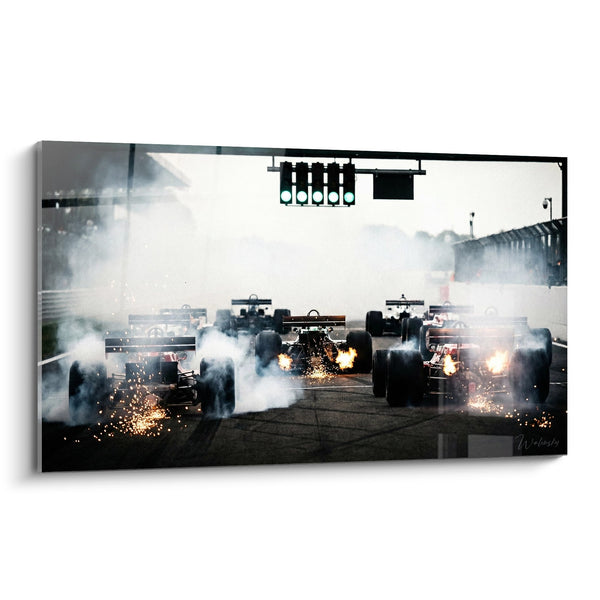 Cuadro Carrera F1 Salida - Sparks Racing - Edición Fórmula 1
