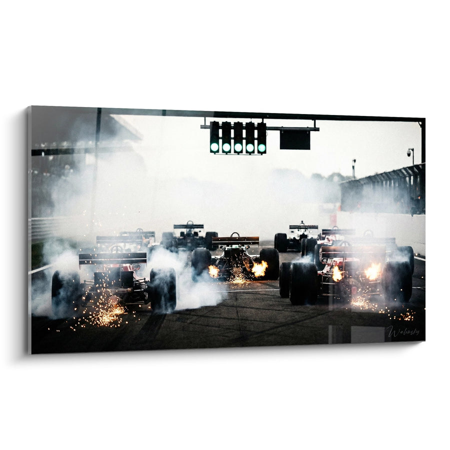 Tableau Course F1 Départ - Sparks Racing - Edition Formule 1