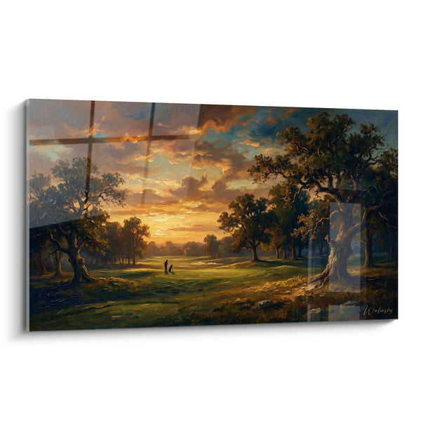 Tableau Golf al Tramonto - Fairway Dorato - Edizione Golf