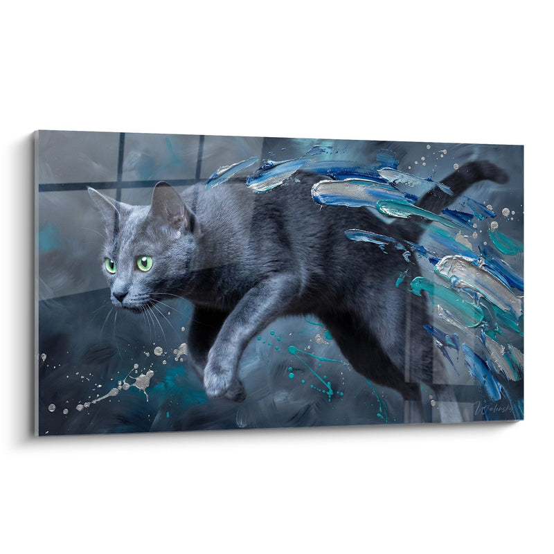 Tabella Chat Korat Acquatico - Fusione Artistica - Edizione chat Korat