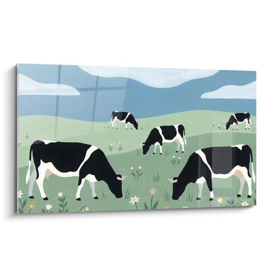 Tableau Vaches des Vosges - Pâturage Champêtre - Edition Vosges