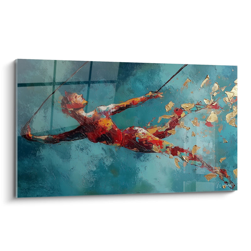 Flying Trapezist Painting - Spark of Freedom - Circus Edition
