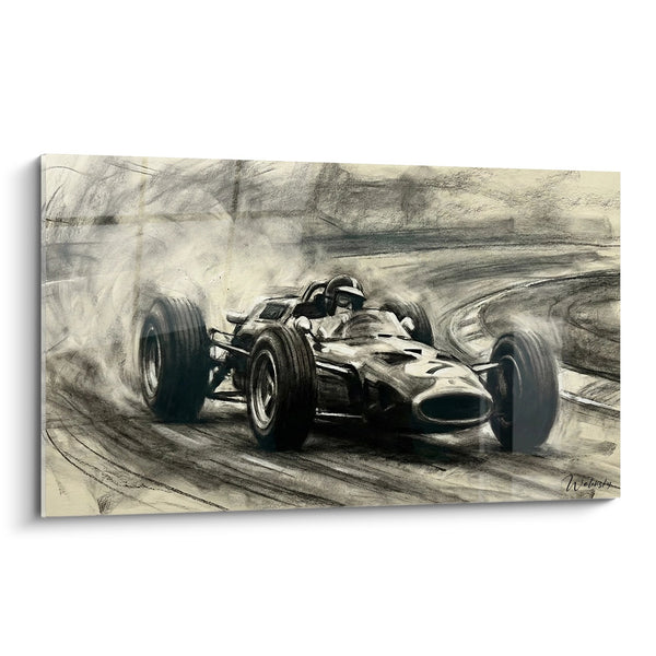Tableau Course Automobile Vintage - Vitesse et Passion - Edition Formule 1