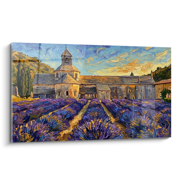 Cuadro Abadía de Sénanque y campos de lavanda - Provence Eterna - Edición Provenza