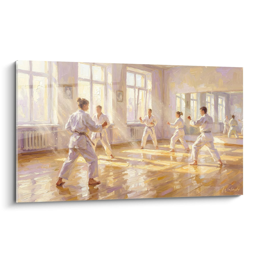 Tableau Dojo de Karaté - L'Art de l'Entraînement - Edition Karaté