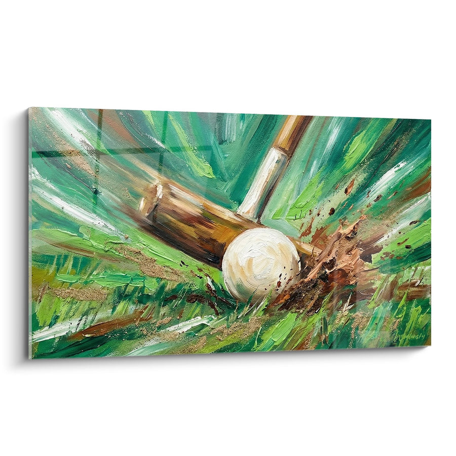 Tableau Polo Abstrait - Impact Dynamique - Edition Polo