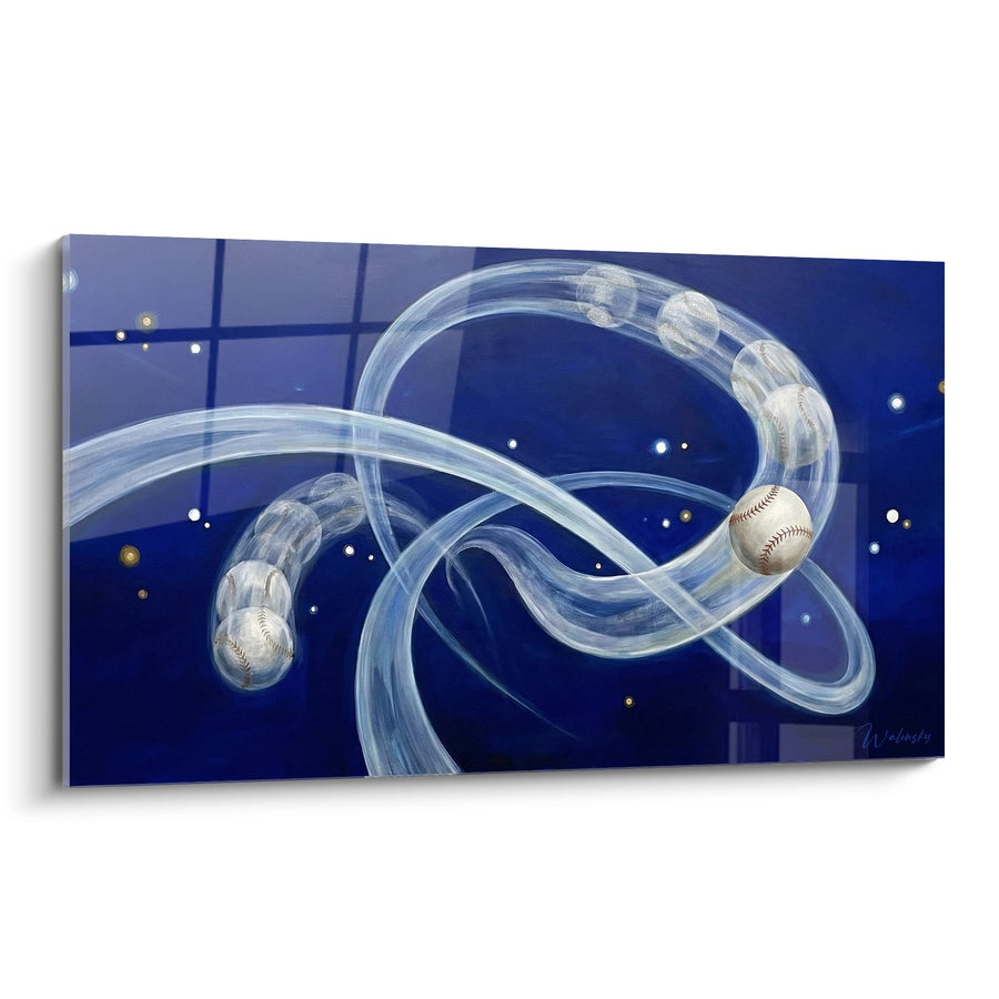 Tableau Balles de Baseball Cosmiques - Trajectoires Stellaires - Edition Baseball