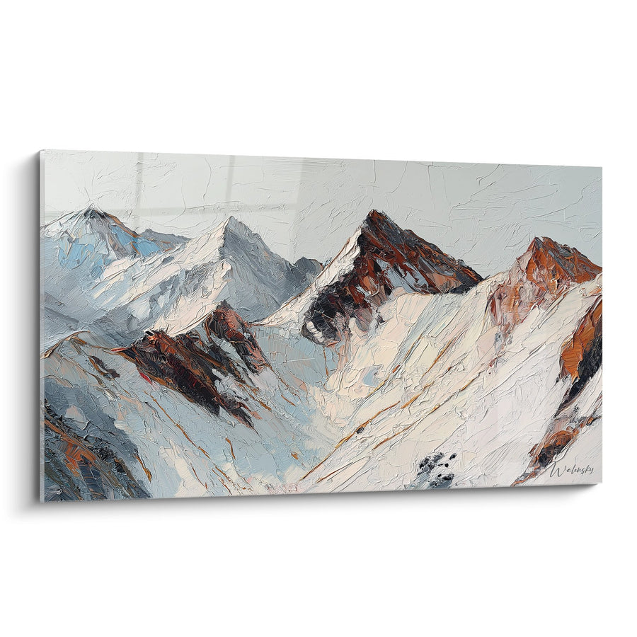 Tableau Montagne Pyrénéennes - Sommets Enneigés - Edition Pyrénées