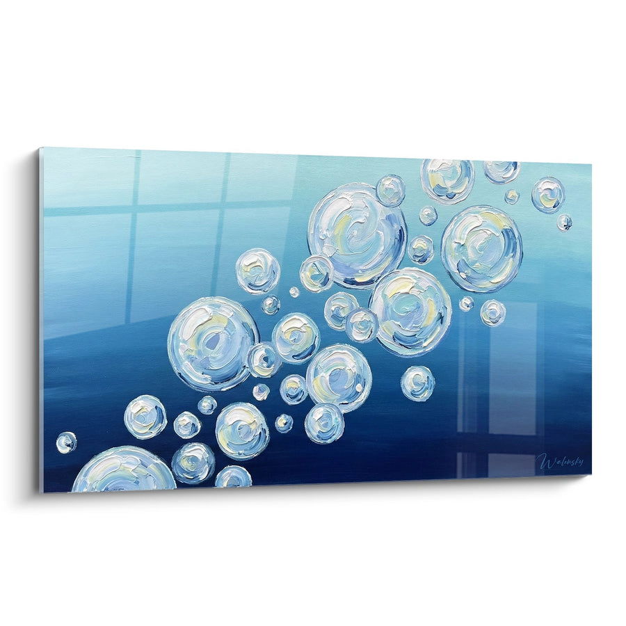 Tableau Bulles d'Air Sous-Marines - Évasion Aquatique - Edition plongée sous-marine