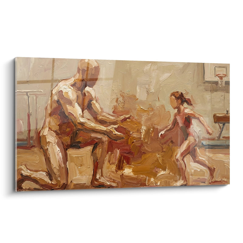 Sports Locker Room Wall Art - Masculine Intimacy - Gymnastics Edition