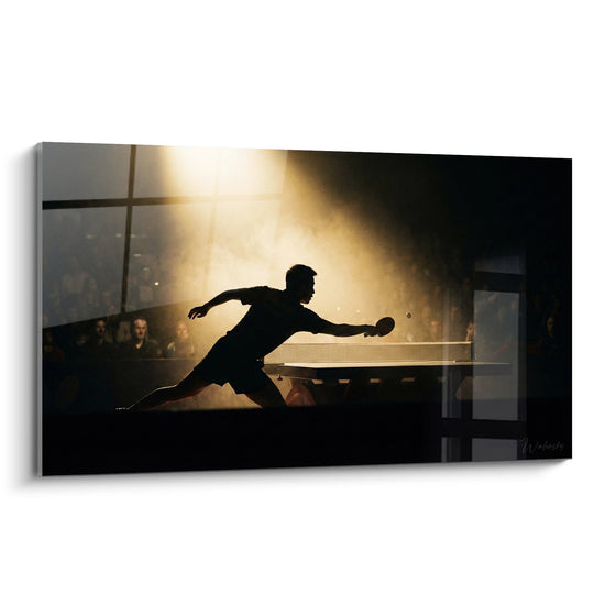 Tableau Ping Pong Silhouette - Passion en Action - Edition Ping Pong