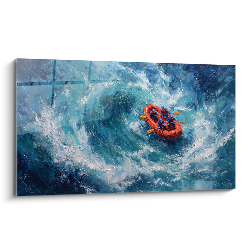 Whitewater Rafting Painting - Whirlwind Adventure - Rafting Edition