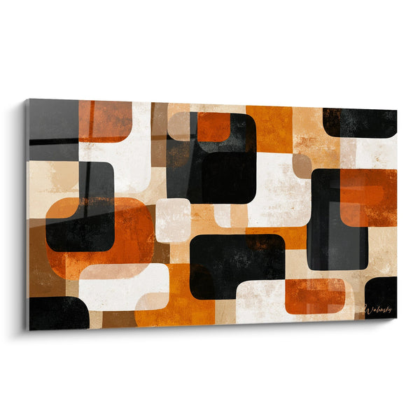 Tableau Formes Géométriques - Mosaïque Urbaine - Edition Africain abstrait