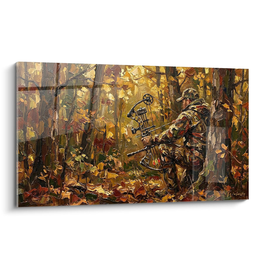Tableau Archer dans la Forêt d'Automne - L'Art de la Chasse - Edition Tir à l'arc