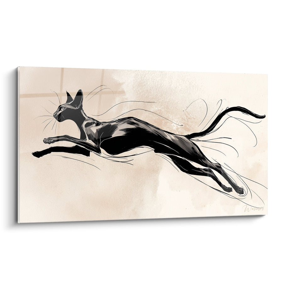 Obraz Kota Oriental Shorthair Dynamic Bond - Kot Felin Ruch - Edycja kota Oriental Shorthair
