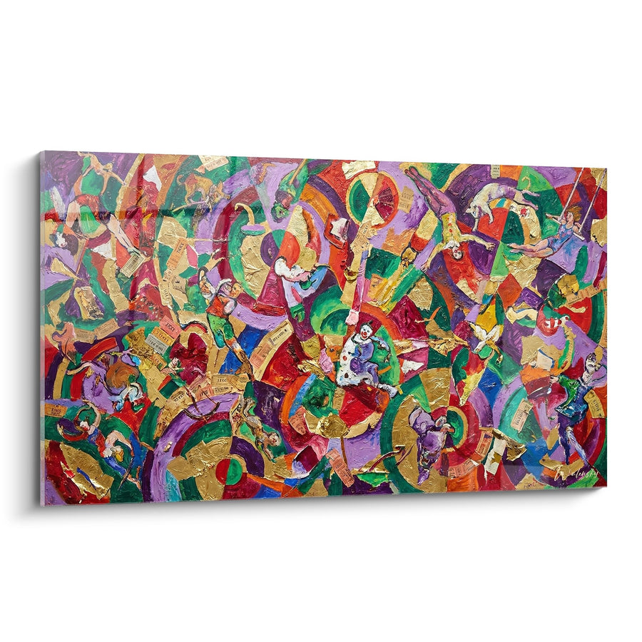 Multicolor Abstract Painting - Color Symphony - Circus Edition
