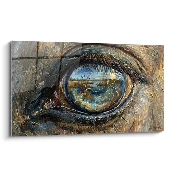 Gemälde Künstlerisches Auge - Wilde Sicht - Edition Camargue