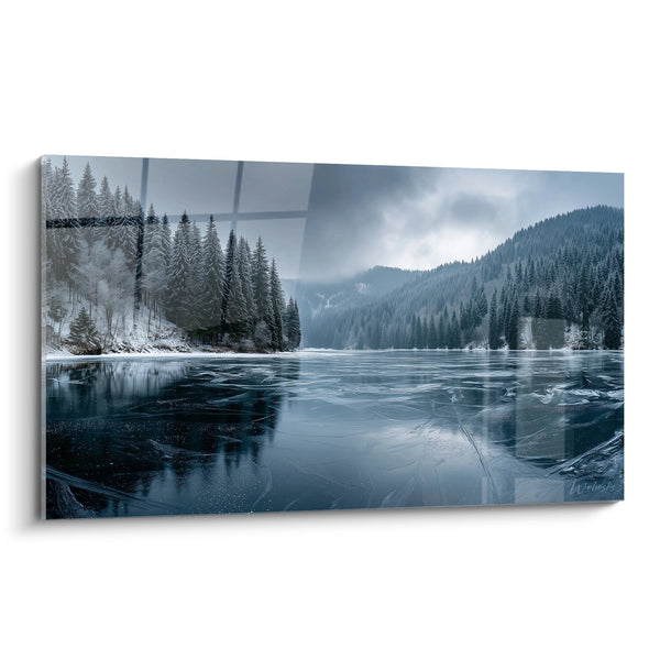 Cuadro Lago Congelado Vogues - Reflejos de Invierno - Edición Vogues