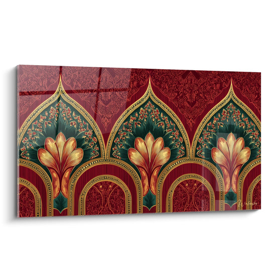 Gemälde Orientalische Bögen - Goldene Pracht - Art-Déco-Edition