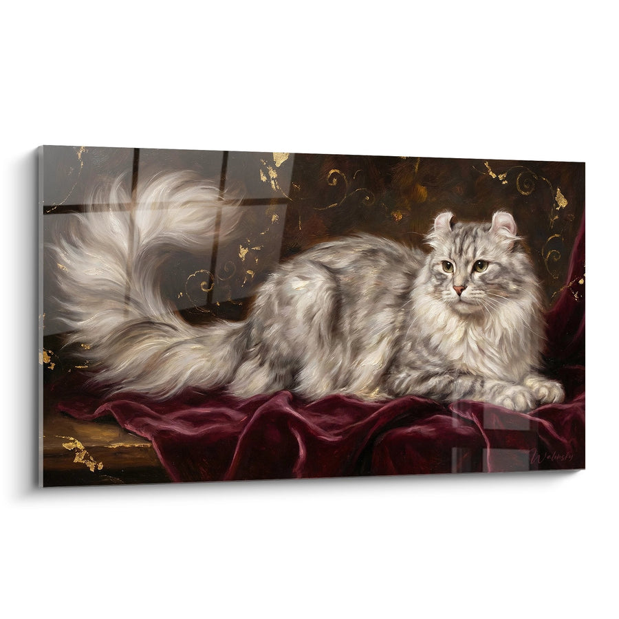 Tableau Chat American Curl Aristocratique - Élégance Royale - Edition chat American Curl