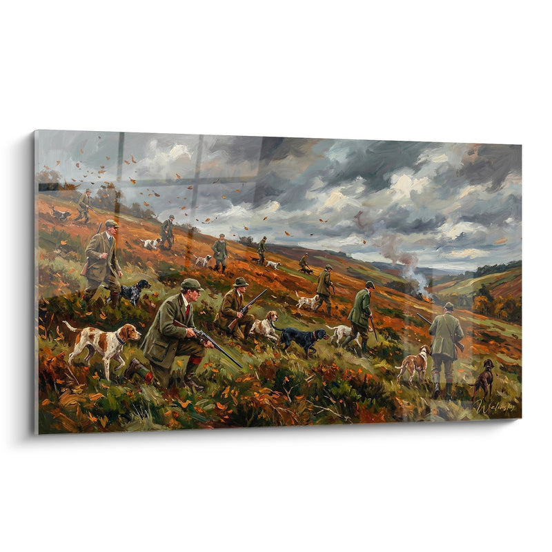 Pheasant Hunting Wall Art - Autumn Driven Hunt - Hunting Edition