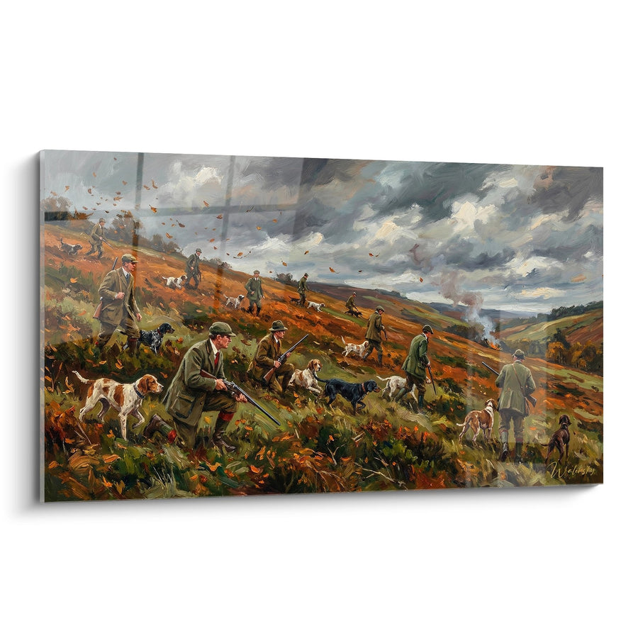 Tableau Chasse au Faisan - La Battue d'Automne - Edition Chasse