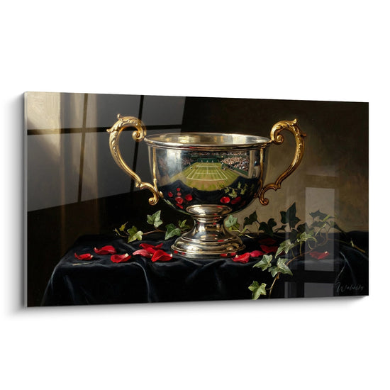 Cuadro Trofeo Tenis Wimbledon - Victoria Eterna - Edición Tenis