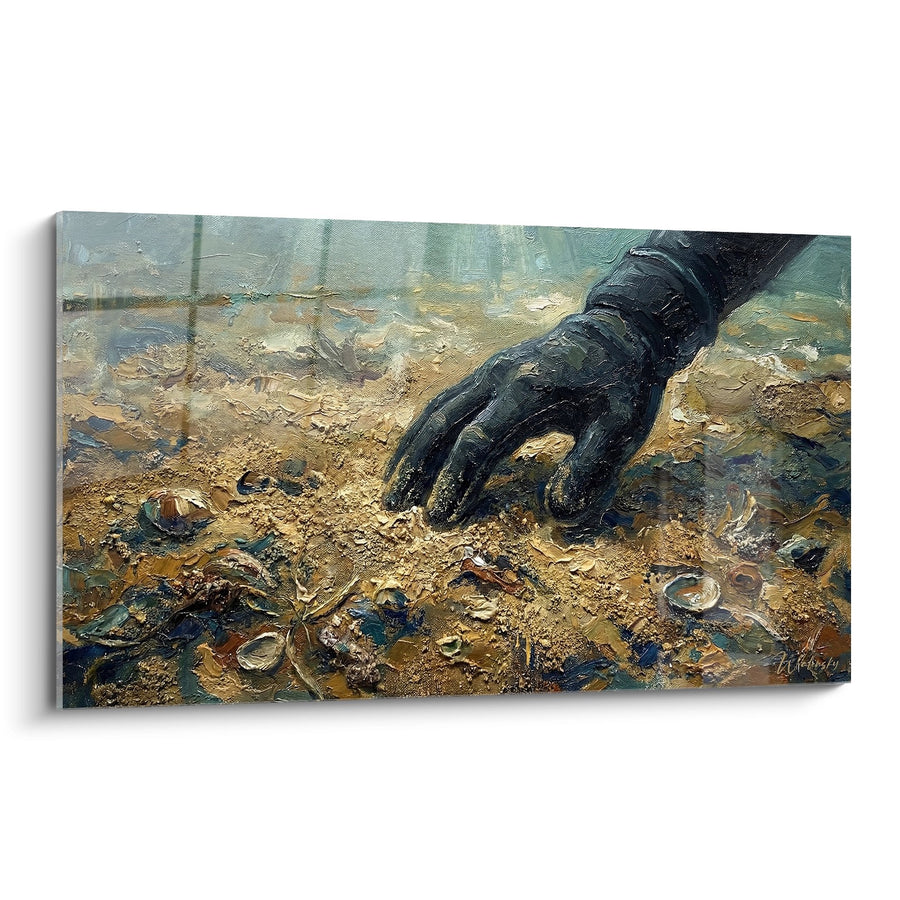 Tableau Main de Plongeur - Exploration des Fonds Marins - Edition plongée sous-marine