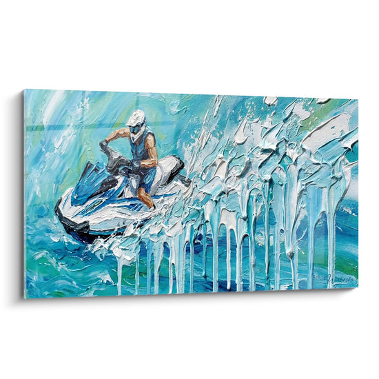 Cuadro Jetski Helado - Carrera Ártica - Edición Jetski