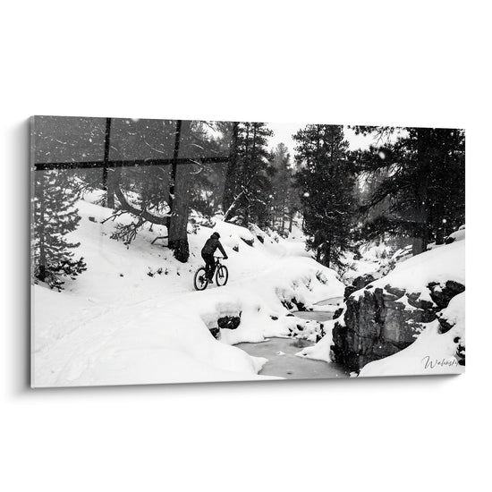 MTB Winter Snow Wall Art - Nordic Adventure - MTB Edition