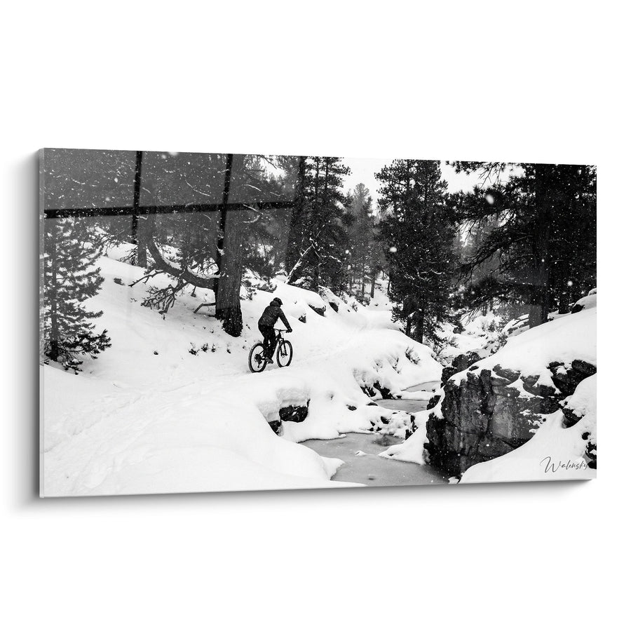 MTB Winter Snow Wall Art - Nordic Adventure - MTB Edition