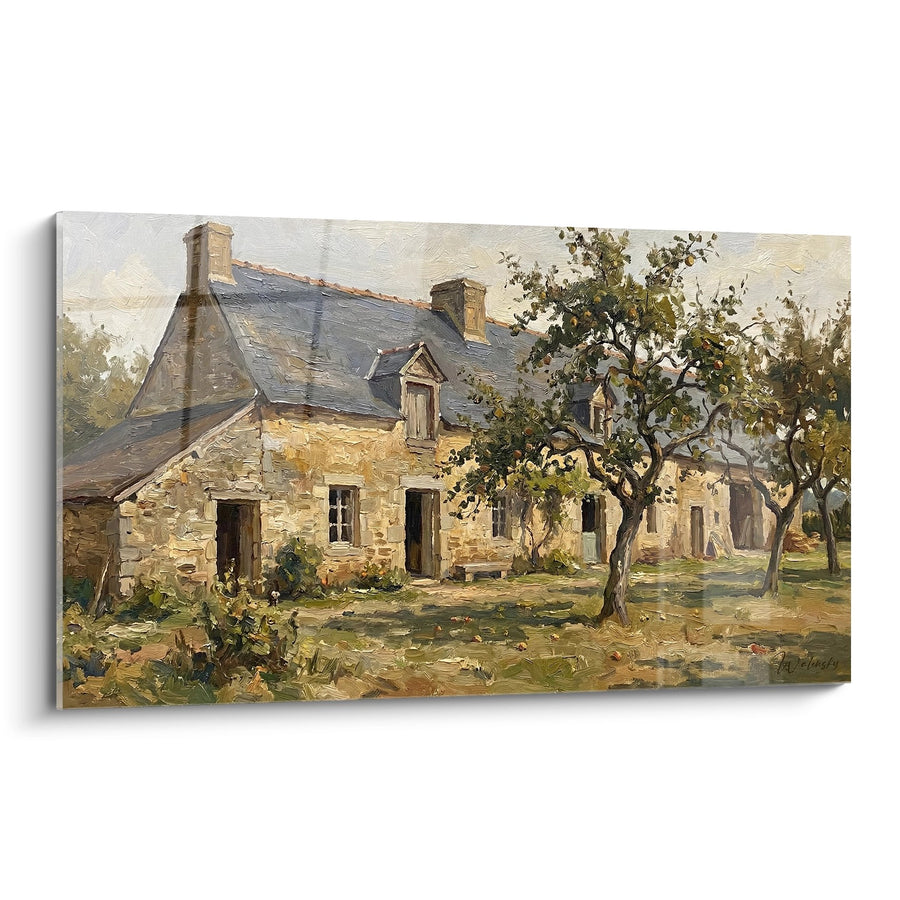 Tableau Ferme Normande - Charme Rustique d'Antan - Edition Normandie