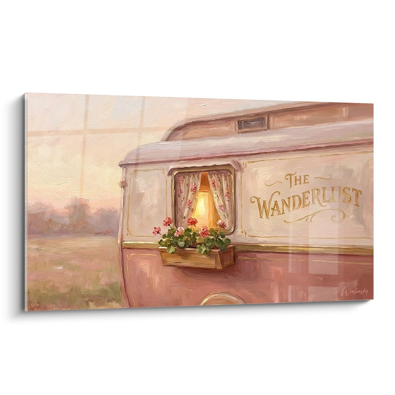 Tableau Caravane Vintage - The Wanderlust - Edition Cirque