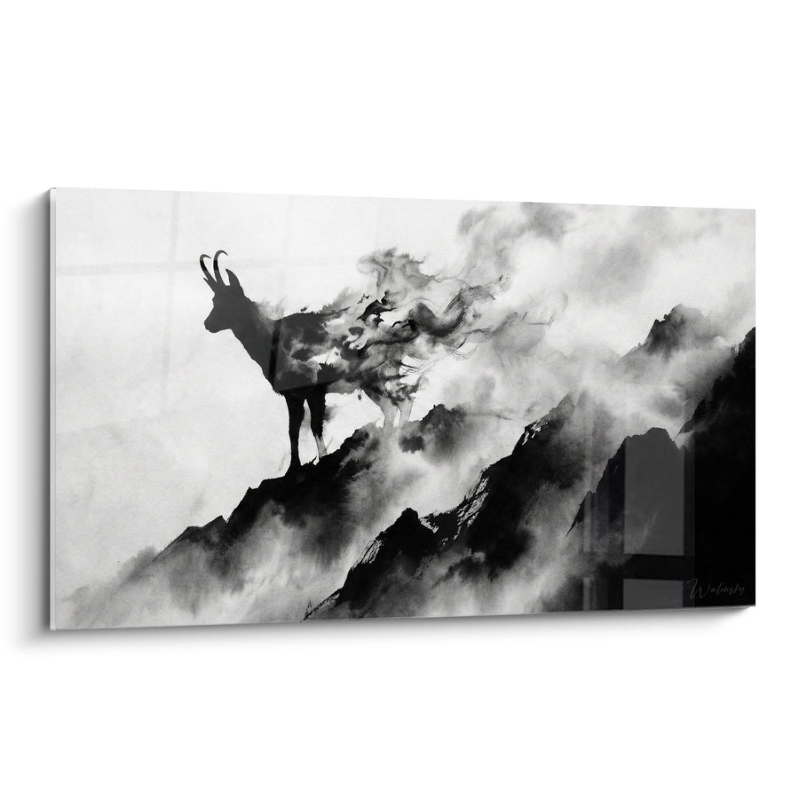Tableau Bouquetin Montagne - Esprit des Cimes - Edition La Savoie
