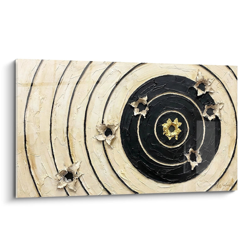 Shooting Target Wall Art - Artistic Precision - Shooting Edition