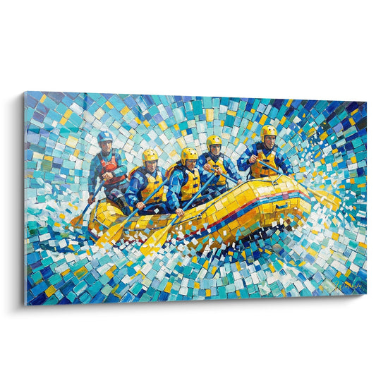 Tableau Rafting en Eau Vive - Aventure Mosaïque - Edition Rafting
