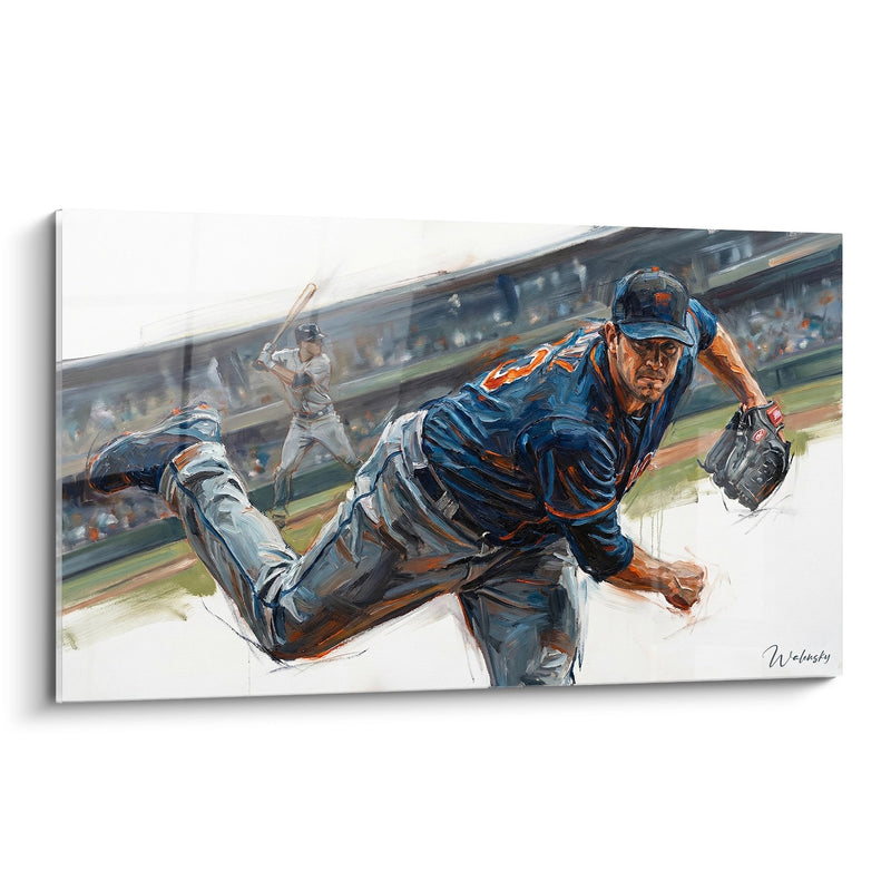 Tableau Pitcher Baseball - Action Dynamique - Edition Baseball