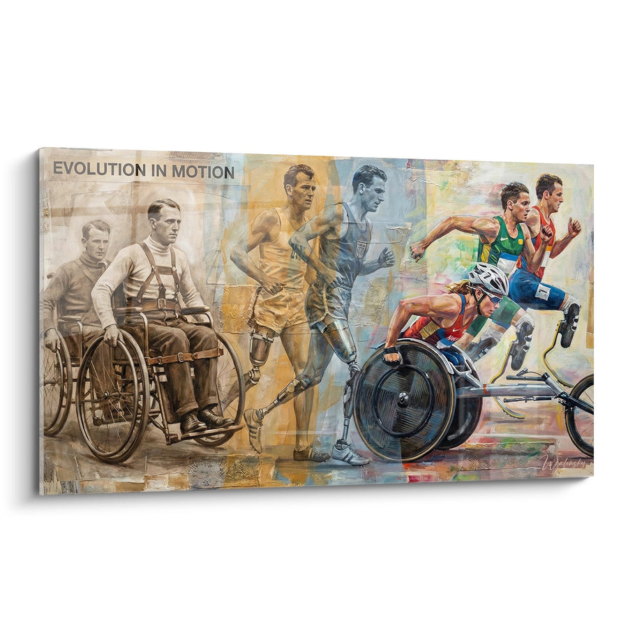 Tableau Evolution Paralympique - Evolution in Motion - Edition Paralympique