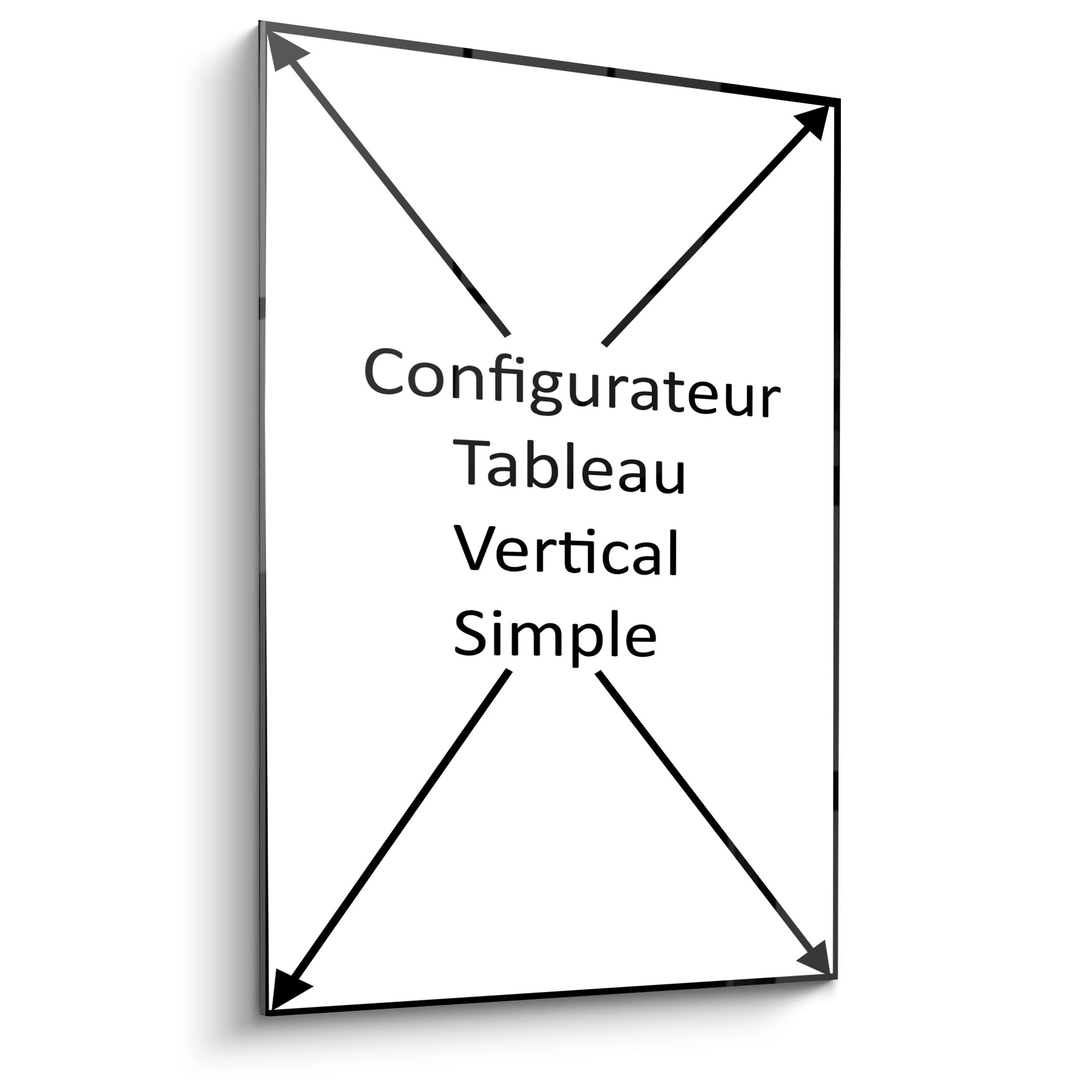 Configurateur tableau vertical simple