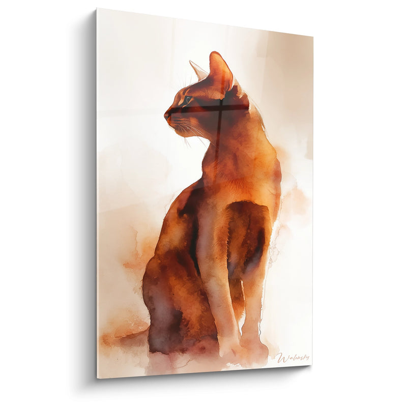 Tabella Chat Abyssin Sépia - Maestà Dorata - Edizione chat Abyssin