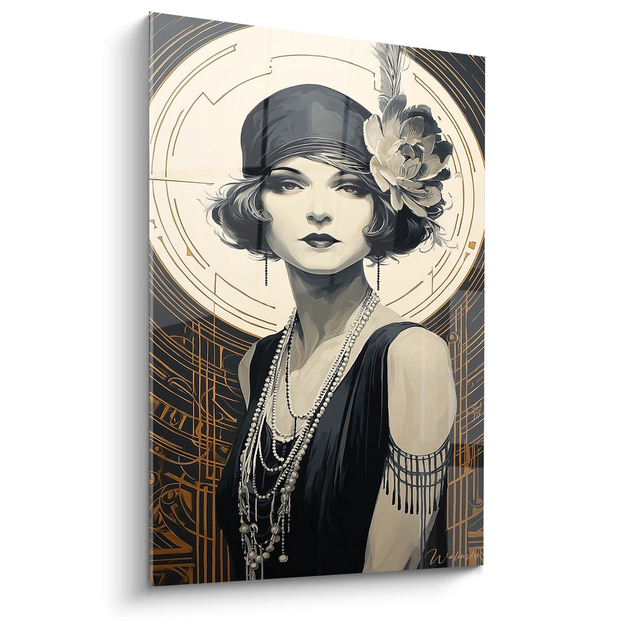 Tableau Femme Art Déco - Élégance des Années Folles - Edition Art déco
