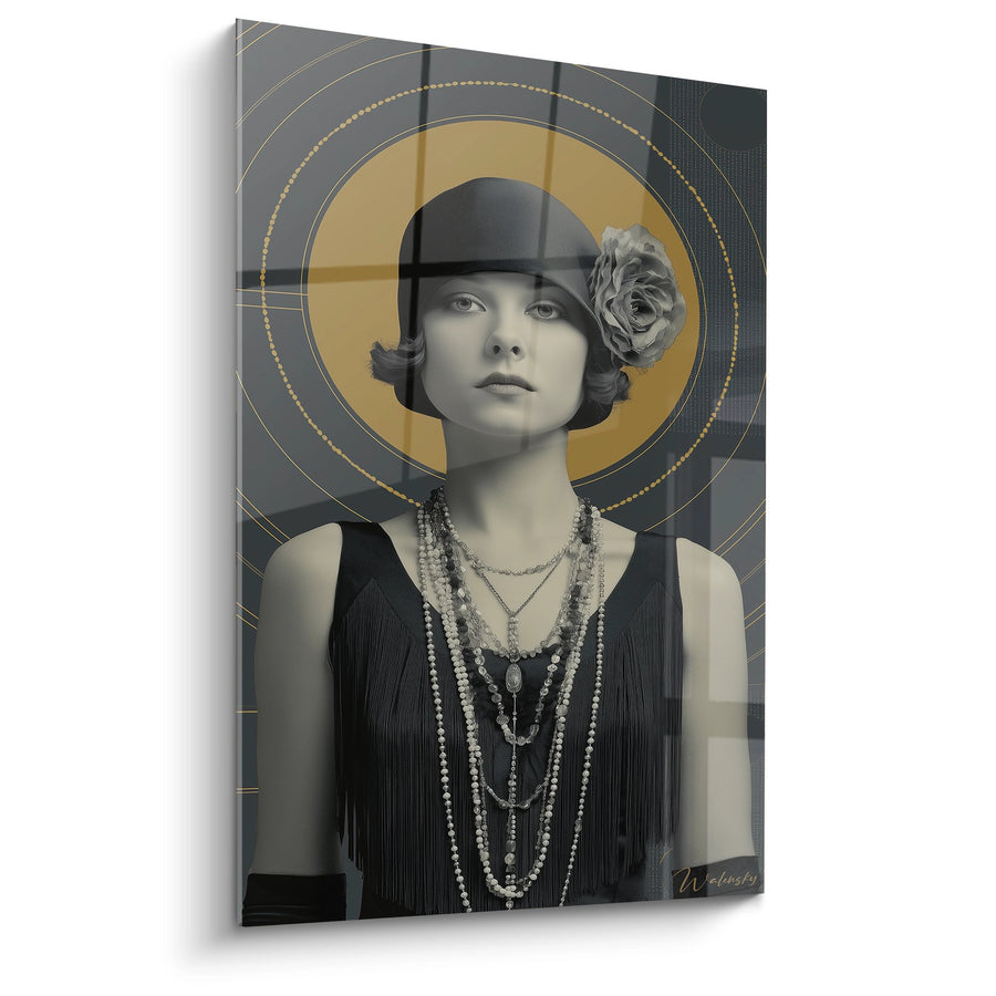 Tableau Femme Années 20 - Élégance Art Déco - Edition Art déco