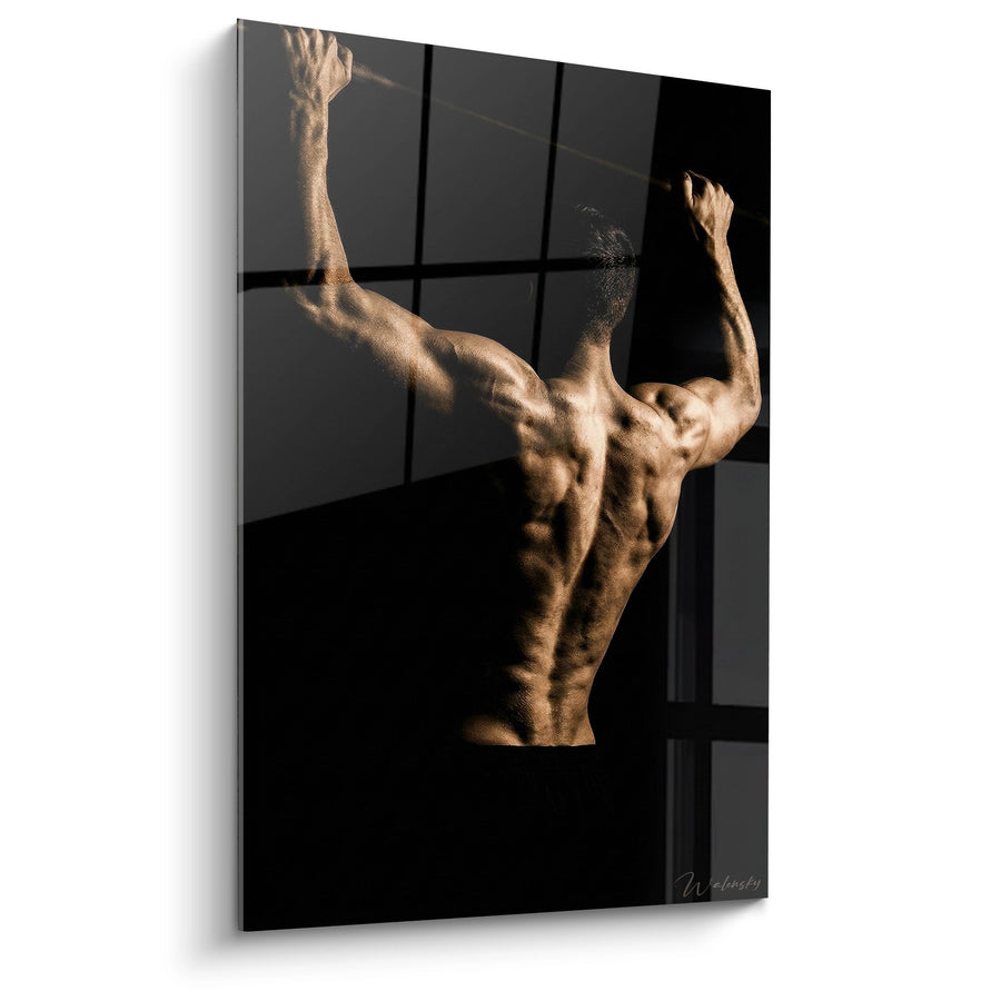Tableau Athlète Musculation - Victoire et Dépassement - Edition Crossfit