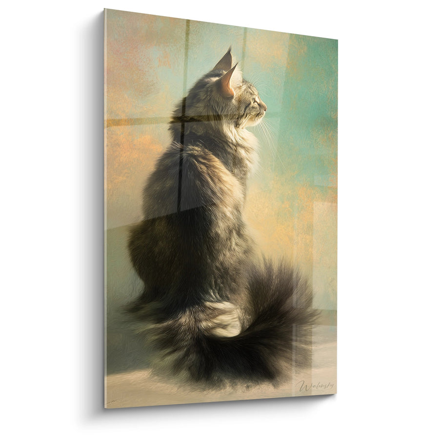 Tableau Chat American Bobtail Majestueux - Élégance Féline - Edition chat American Bobtail
