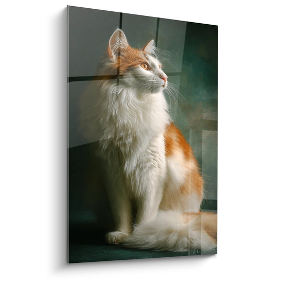 Tableau Chat Turkish Van Majestueux - Portrait Aristocratique - Edition chat Turkish Van