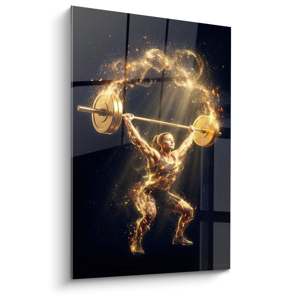 Tableau Haltérophilie Explosive - Force Dorée - Edition Crossfit