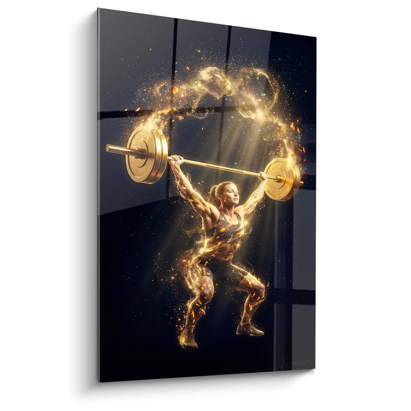 Tableau Haltérophilie Explosive - Force Dorée - Edition Crossfit